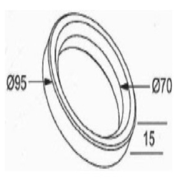  | PISTA CUBO DT MB 1113 FREIO OLEO 69X95
