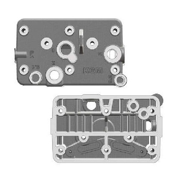  | TAMPA CABECOTE COMPRESSOR AR SC 114/124 2 CIL 88MM