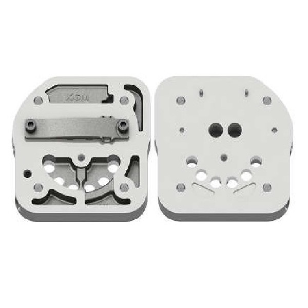  | PLACA INTERMEDIARIA CABECOTE COMPRESSOR AR MB 1418/1620 LK38 REFRIGERADO A AGUA