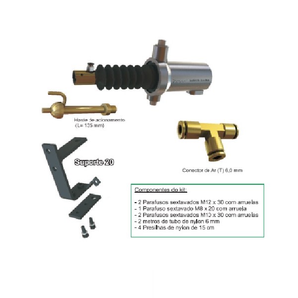  | SERVO EMBREAGEM VW 8120/8150/9150E/8150EOD/9150EOD/ONIBUS MOTOR MWM X12  ELETRONICO