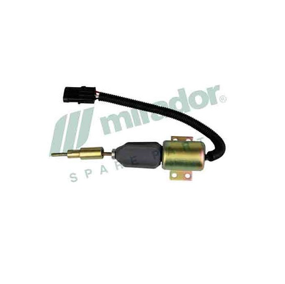  | SOLENOIDE 12V PARADA MOTOR VW/CARGO 4 FUROS 3 PINOS - PLUG OVAL