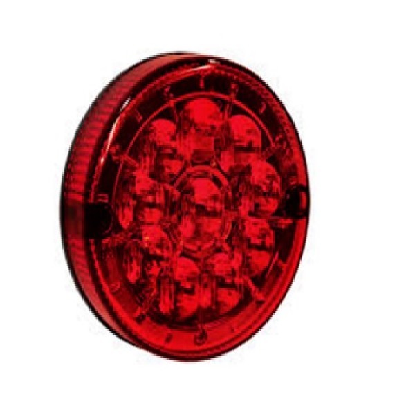  | LANTERNA TR CARRETA LIBRELATO 110MM LED VERMELHA 2 POLOS