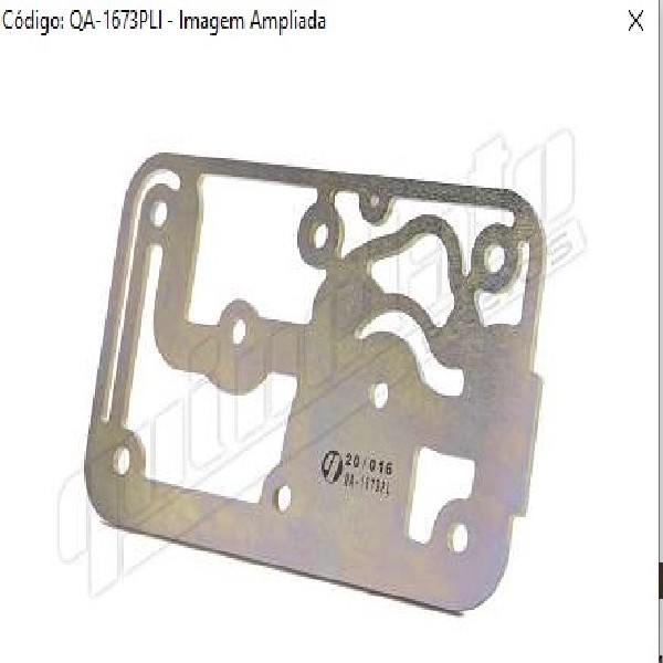  | PLACA INTERMEDIARIA CABECOTE COMPRESSOR AR MB 1938/AXOR/CARGO/19320 CONSTEL CABEC LONGO