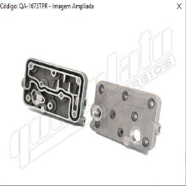  | TAMPA CABECOTE COMPRESSOR AR MB 1938/AXOR VW 19320 DUPLO DUPLO S/REGUL