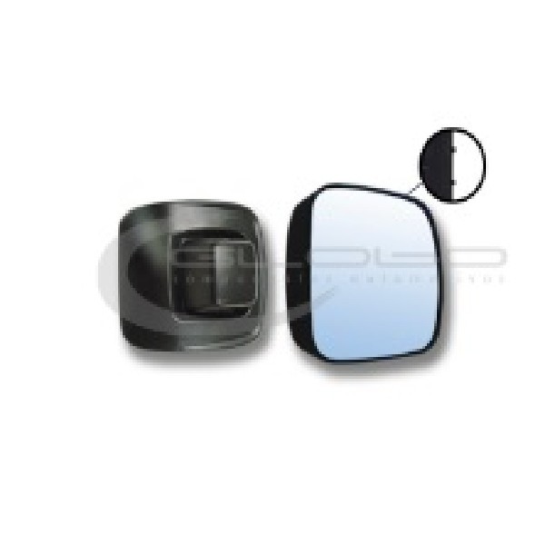  | ESPELHO RETROVISOR AUXILIAR LD/LE MB ATEGO/AXOR 14/. C/DESEMBACADOR