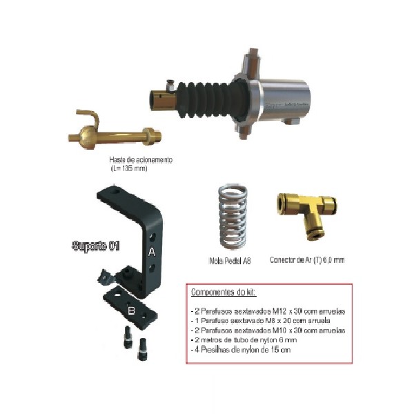  | SERVO EMBREAGEM AGRALE/VOLARE A8/7000/7500 MOTOR MWM X10 MECANICO