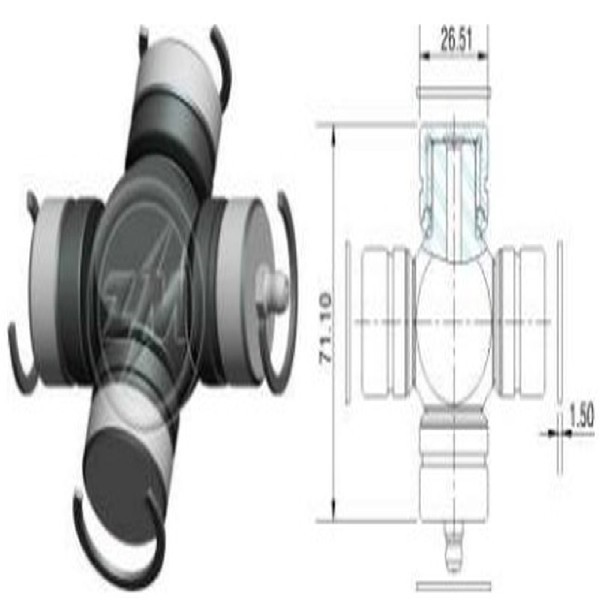  | CRUZETA CARDAN TOPIC ./94 BESTA 27X71